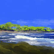 Tropical Island Coast Art Print