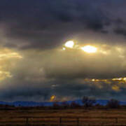 Troubled Skies Over Idaho Art Print