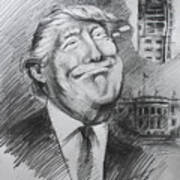 Trump White Tower Art Print