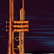 Trumpet-close Up Art Print