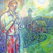 Trumpet Man Art Print