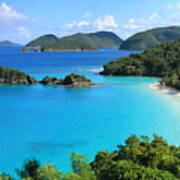 Trunk Bay St. John Art Print