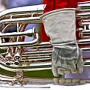 Tuba Player. Usmc Band Art Print
