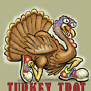 Turkey Trot Art Print