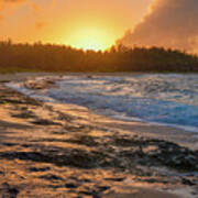 Turtle Bay Sunset 3 Art Print