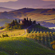 Tuscan View Art Print