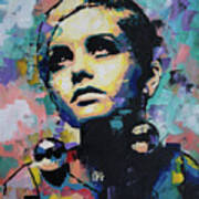 Twiggy Art Print