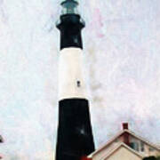 Tybee Lighthouse - Coastal Art Print