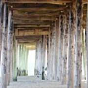 Under The Boardwalk Except It's The Pier Art Print