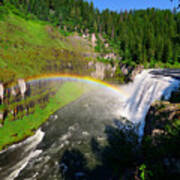 Upper Mesa Falls Art Print