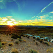 Utah Desert Sunset Art Print