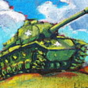 V. F. W. Tank Art Print