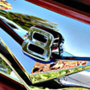 V8 -- 1956 Ford Pickup At The Paso Robles Classic Car Show Art Print