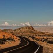 Valley Of Fire Highway Art Print