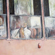 Viajando en Camello-La Habana Art Print