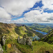 View From Snowdon Summit Art Print