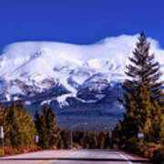 View Of Mount Shasta Art Print