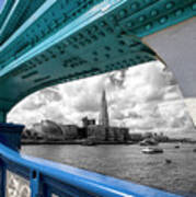 View Through Tower Bridge Art Print