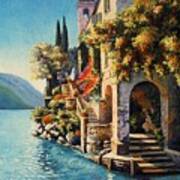Villa Balbianello Lake Como Art Print