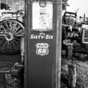 Vintage Gas Pump Art Print