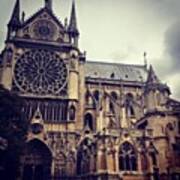 Visited Notre Dame On Our Last Day In Art Print