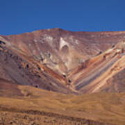 Volcano Crater In Siloli Desert Art Print