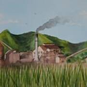 Waialua Sugar Mill Art Print
