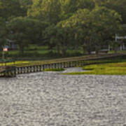 Wando River Dock And Home Art Print