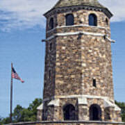 War Memorial Tower Vernon Connecticut Art Print