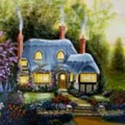 Warm And Cozy Cottage Art Print