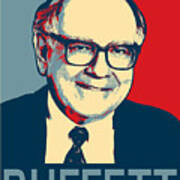 Warren Buffett Art Print
