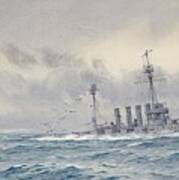 Warrior After The Battle Of Jutland Art Print
