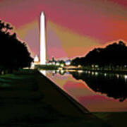 Washington Monument Sunrise 2 Art Print