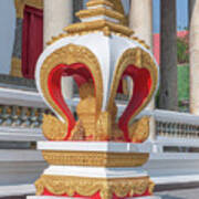 Wat Photharam Phra Ubosot Boundary Stone Dthns0080 Art Print