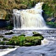 Waterfall At West Burton, Yorkshire Dales Art Print