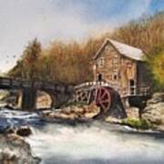 Watermill Art Print