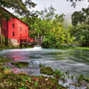 Waters Of Alley Spring Mill Art Print