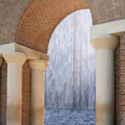 Waterwall And Arch 3 Art Print