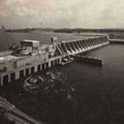 Watts Bar Dam On The Tennessee River Art Print