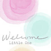 Welcome Little One- Art By Linda Woods Art Print