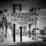 Welcome To Las Vegas Series Holga Infrared Art Print