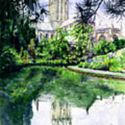 Wells Cathedral Art Print