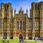 Wells Cathedral, Somerset Uk Art Print