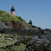 West Quoddy A View From The Ocean Floor Art Print