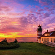 West Quoddy Head Light Art Print