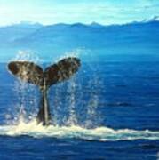 Whale Of A Tail Art Print