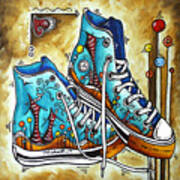 Whimsical Shoes By Madart Art Print