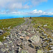 White Mountains Hiking The Appalachian Trail Art Print