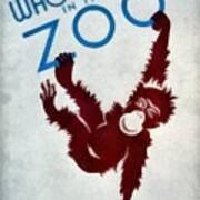 Who's Who In The Zoo Wpa Art Print