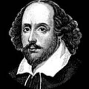 William Shakespeare - The Bard Art Print